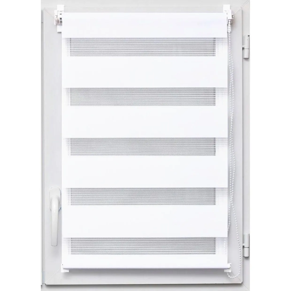 Store enrouleur Jour / Nuit (75 x 180 cm) Blanc