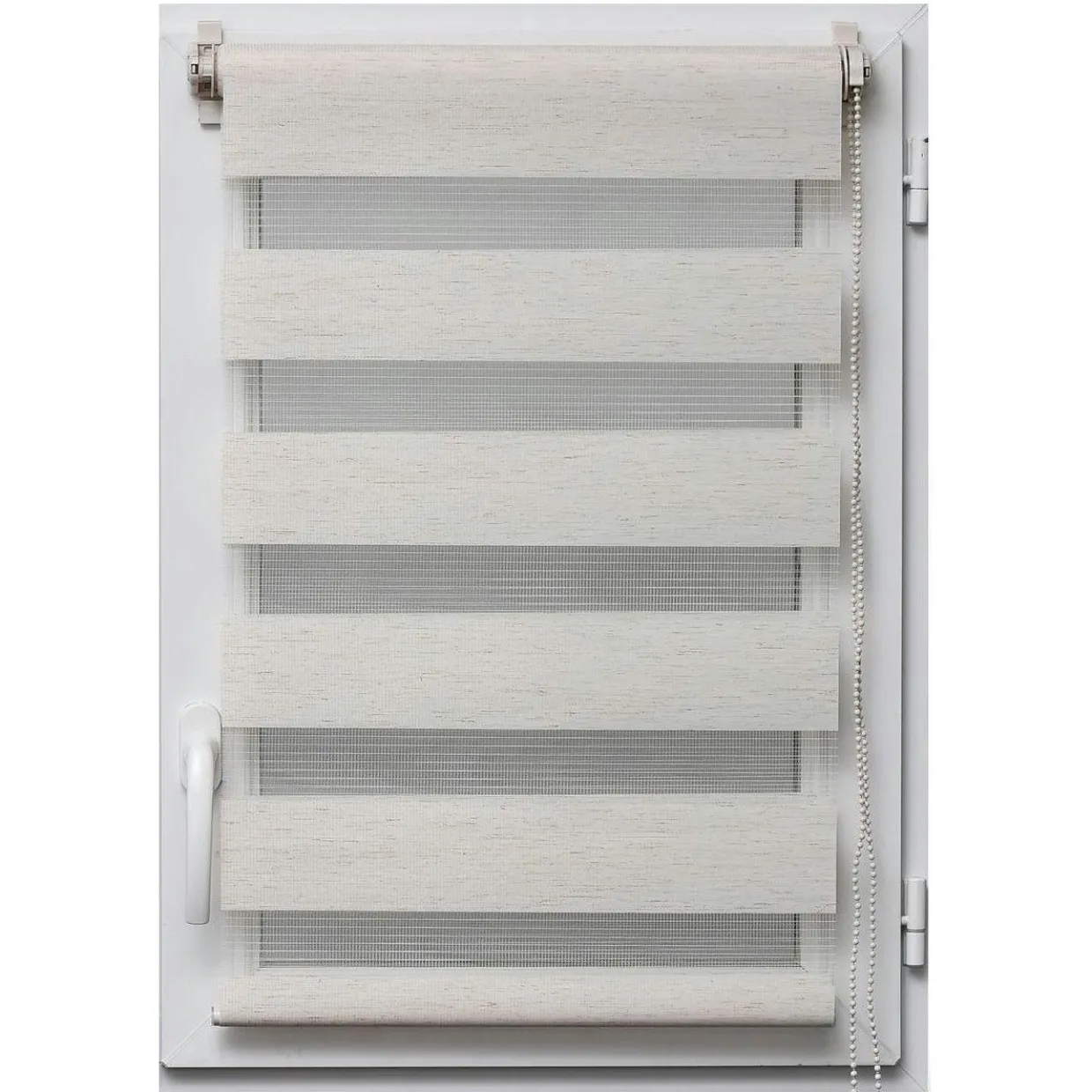 Store enrouleur Jour / Nuit (75 x 250 cm) Beige chiné