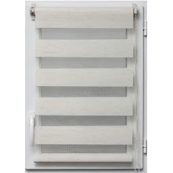 Store enrouleur Jour / Nuit (90 x 250 cm) Beige chiné