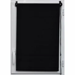 Store enrouleur occultant (75 x 180 cm) Uni Noir