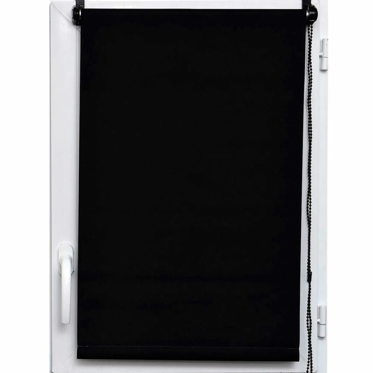 Store enrouleur occultant (45 x 90 cm) Uni Noir