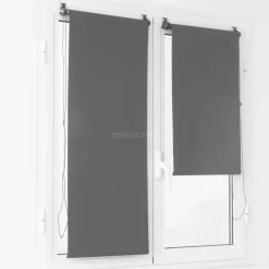 Store enrouleur occultant (45 x 180 cm) Uni Gris