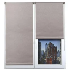 Store enrouleur occultant (45 x 90 cm) Lio Taupe