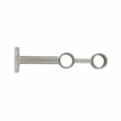 Support tringle double extensible (L190- L230 / D28 mm) Lino Argent mat