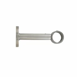 Support tringle extensible (L115 - L155 / D28 mm) Lino Argent mat
