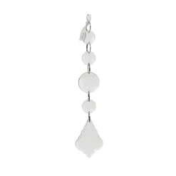 Suspension décorative (H15 cm) Perles de Noël Transparent