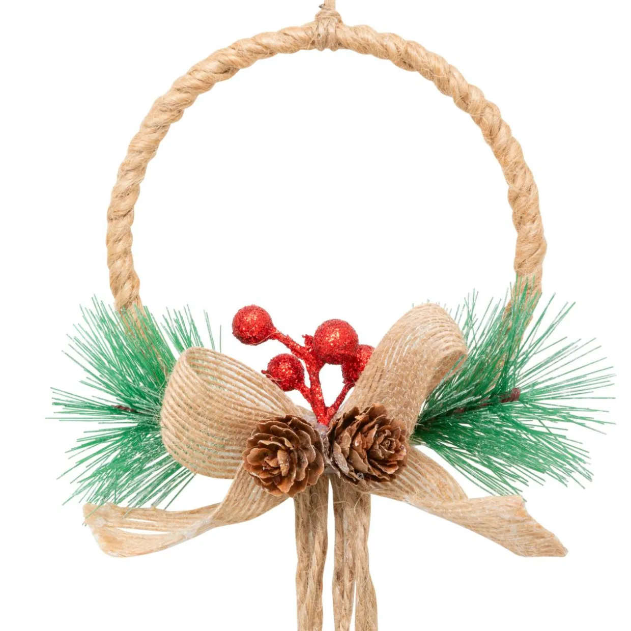Suspension de Noël déco (H55 cm) Grelots en métal Rouge