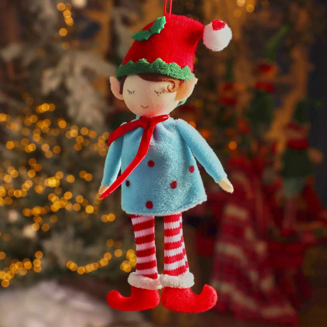 Suspension de Noël (H17 cm) Nougatine Alice Multicolore