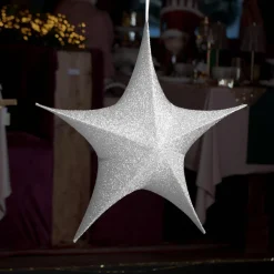 Suspension géante (D135 cm) Étoile de Noël Christmas Argent