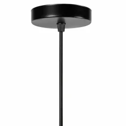 Suspension lumineuse en métal (D30 cm) Asyn Noir