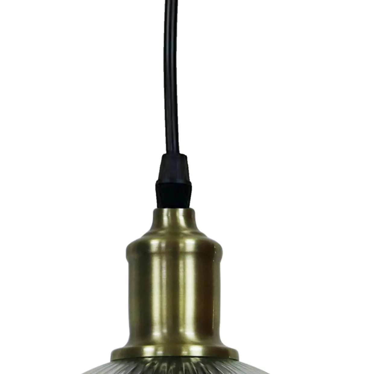 Suspension lumineuse en verre (D20 cm) Velden Transparent