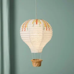 Suspension montgolfière enfant papier (H40 cm) Serpentin Multicolore