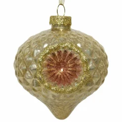 Suspension précieuse (H12 cm) Sphère d'Or