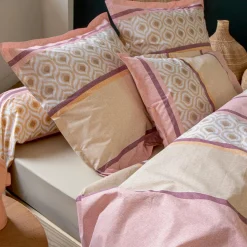Taie de traversin coton (200 cm) Inouk Rose