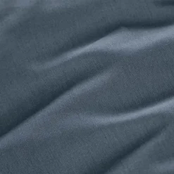 Taie de traversin percale de coton (L185 cm) Cali Bleu marine