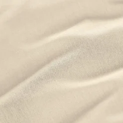 Taie de traversin percale de coton (L185 cm) Cali Beige