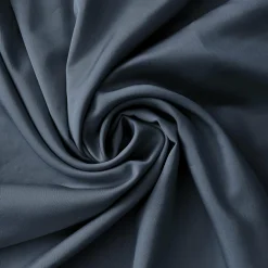 Taie de traversin satin de bambou (L185 cm) Sienna Bleu minuit