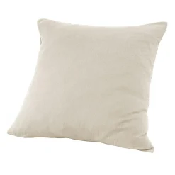 Taie d'oreiller carrée gaze de coton (60 x 60 cm) Gaïa Beige pampa
