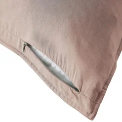 Taie d'oreiller carrée lyocell Tencel™ lavé (80 x 80 cm) Olivia Rose blush