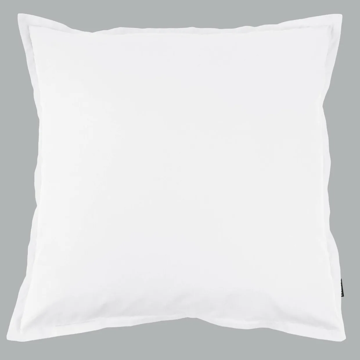 Taie d'oreiller carrée percale de coton (80 x 80 cm) Cali Blanche