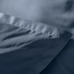 Taie d'oreiller carrée percale de coton (65 x 65 cm) Cali Bleu marine