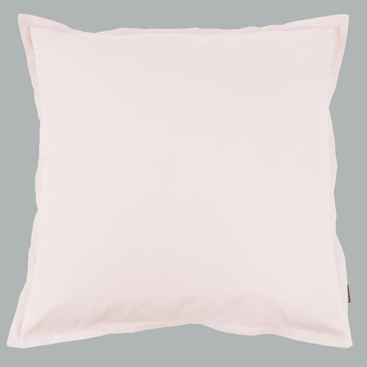 Taie d'oreiller carrée percale de coton (80 x 80 cm) Cali Rose poudré