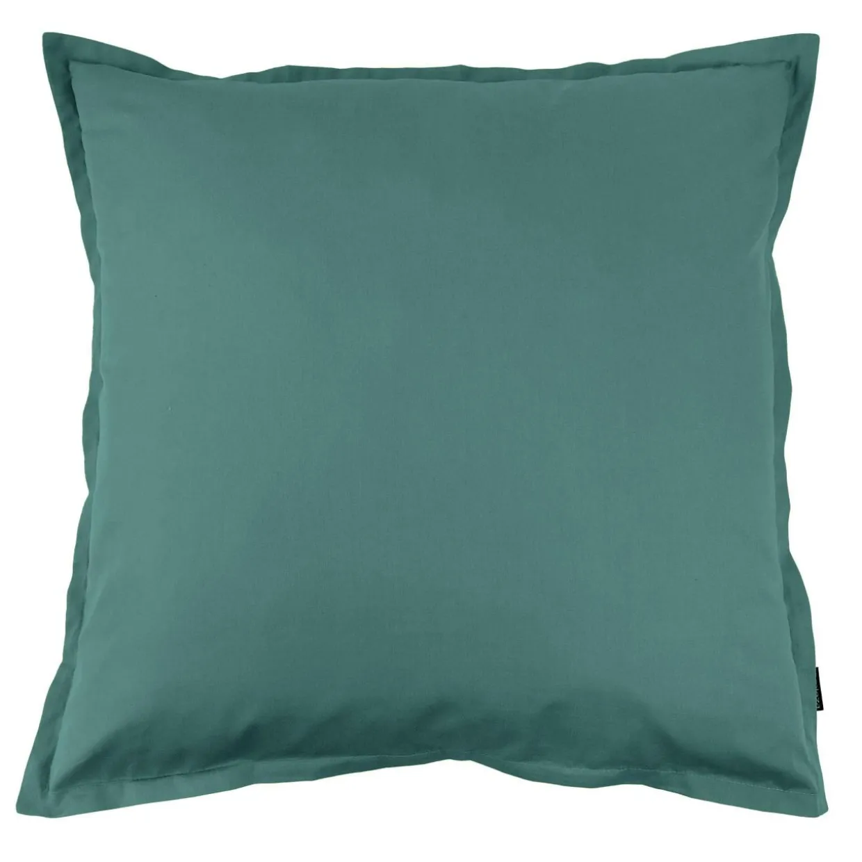 Taie d'oreiller carrée percale de coton (80 x 80 cm) Cali Bleu canard