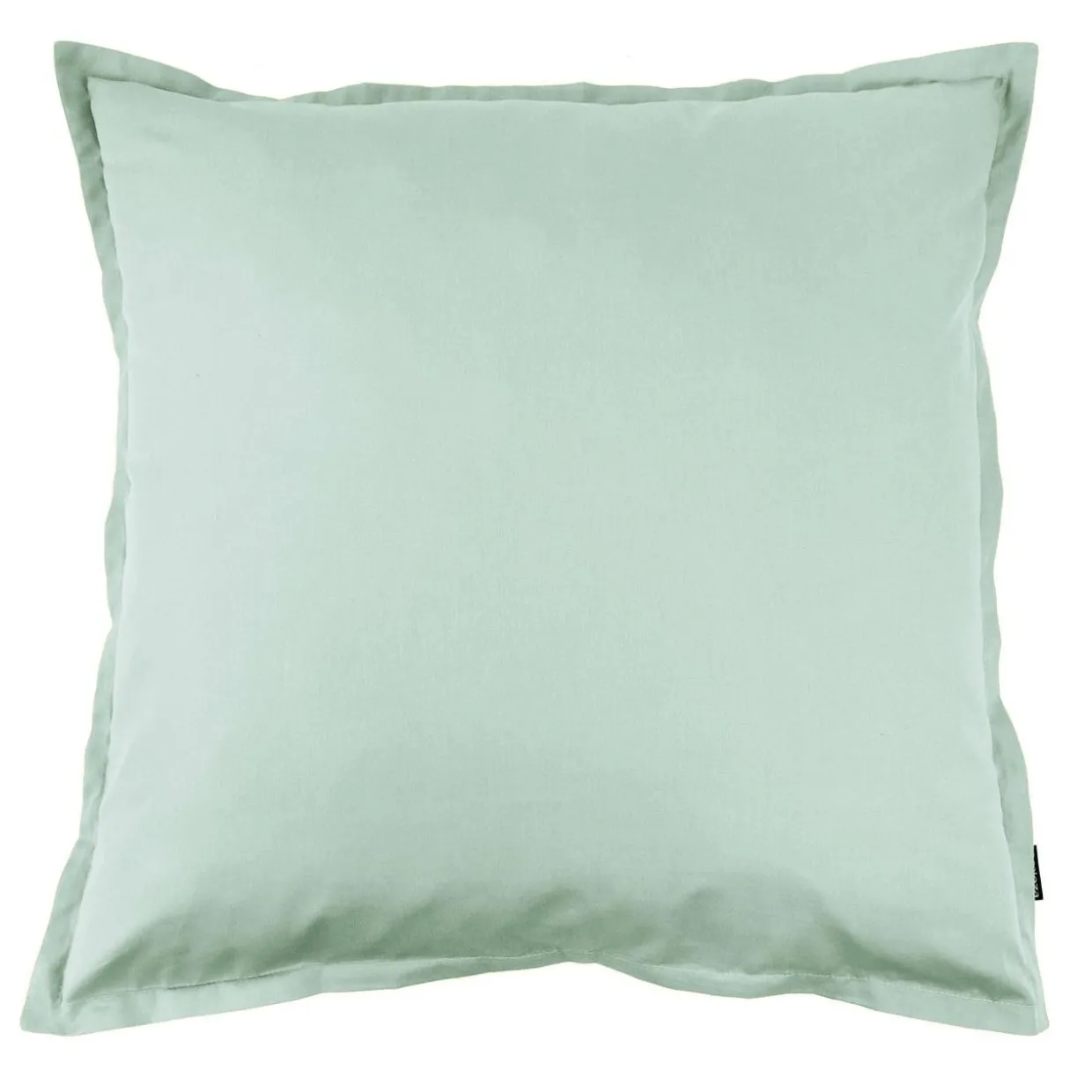 Taie d'oreiller carrée percale de coton (80 x 80 cm) Cali Vert eucalyptus