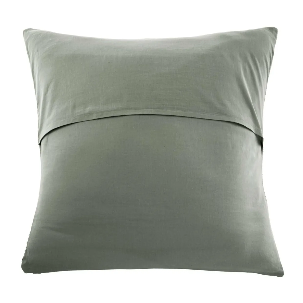 Taie d'oreiller quadruple gaze de coton (80 x 80 cm) Victoria x Gaïa Vert romarin