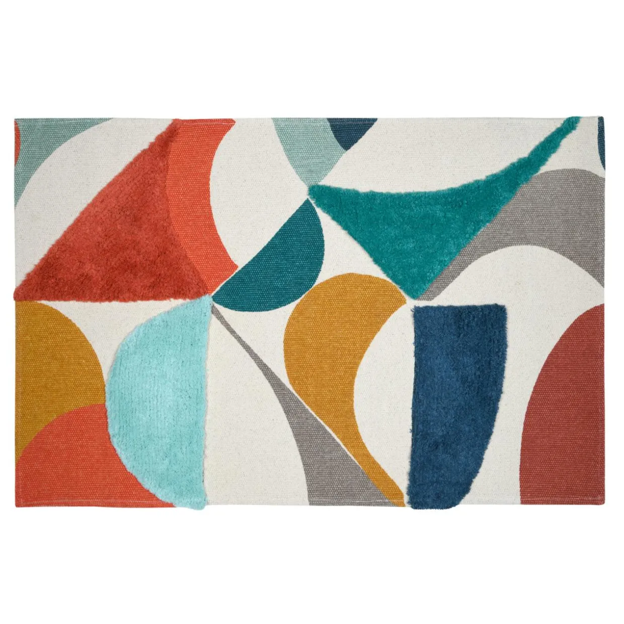 Tapis coton (60 x 90 cm) Blokken Multicolore
