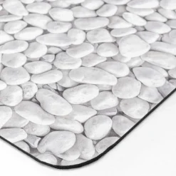 Tapis de bain antidérapant (50 x 120 cm) Leandra Gris