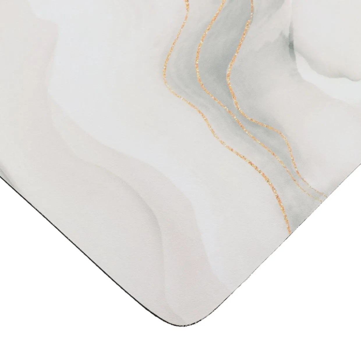 Tapis de bain caoutchouc naturel antidérapant (45 x 60 cm) Iconic Blanc