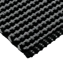 Tapis de salon coton (50 x 90 cm) Mimetisme Gris anthracite et noir