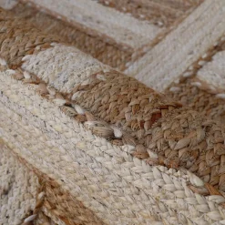 Tapis de salon rectangulaire jute tissée main (140 x 200 cm) Akira Marron