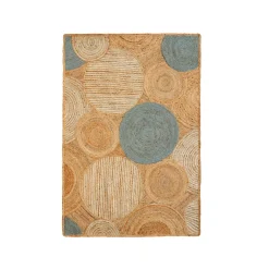 Tapis de salon rectangulaire jute tissée main (200 x 300 cm) Tara Marron
