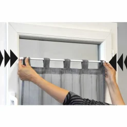 Tringle extensible Fix'vit (50 à 80 cm) Blanc