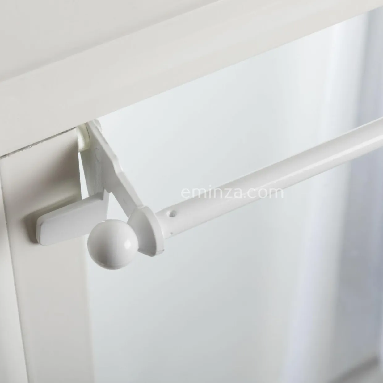 Tringle extensible Fix'vit (30 à 50 cm) Blanc