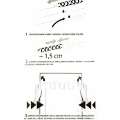Tringle extensible Fix'vit (80 à 120 cm) Blanc