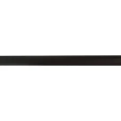 Tringle rideau bois (L150 cm / D28 mm) Nils Noir mat