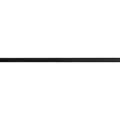 Tringle rideau extensible en métal (L120 - 210 cm / D17 - 20 mm) Jim Noir mat