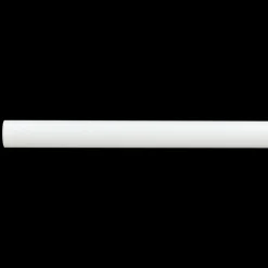 Tringle rideau métal extensible (L180 - L350 cm / D17 - D20 mm) Jim Blanc Mat
