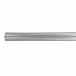 Tringle rideau métal (L250 cm / D28 mm) Lino Argent Mat