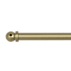 Tringle voilage extensible ronde (L60 - 80 cm /D7 mm) Pietro Or