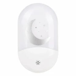 Veilleuse enfant secteur (H10 cm) Lune Blanche