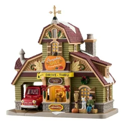 Village de Noël Lemax lumineux Café Pumpkin Spice