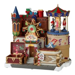 Village de Noël Lemax lumineux, musical et animé La Boîte à musique
