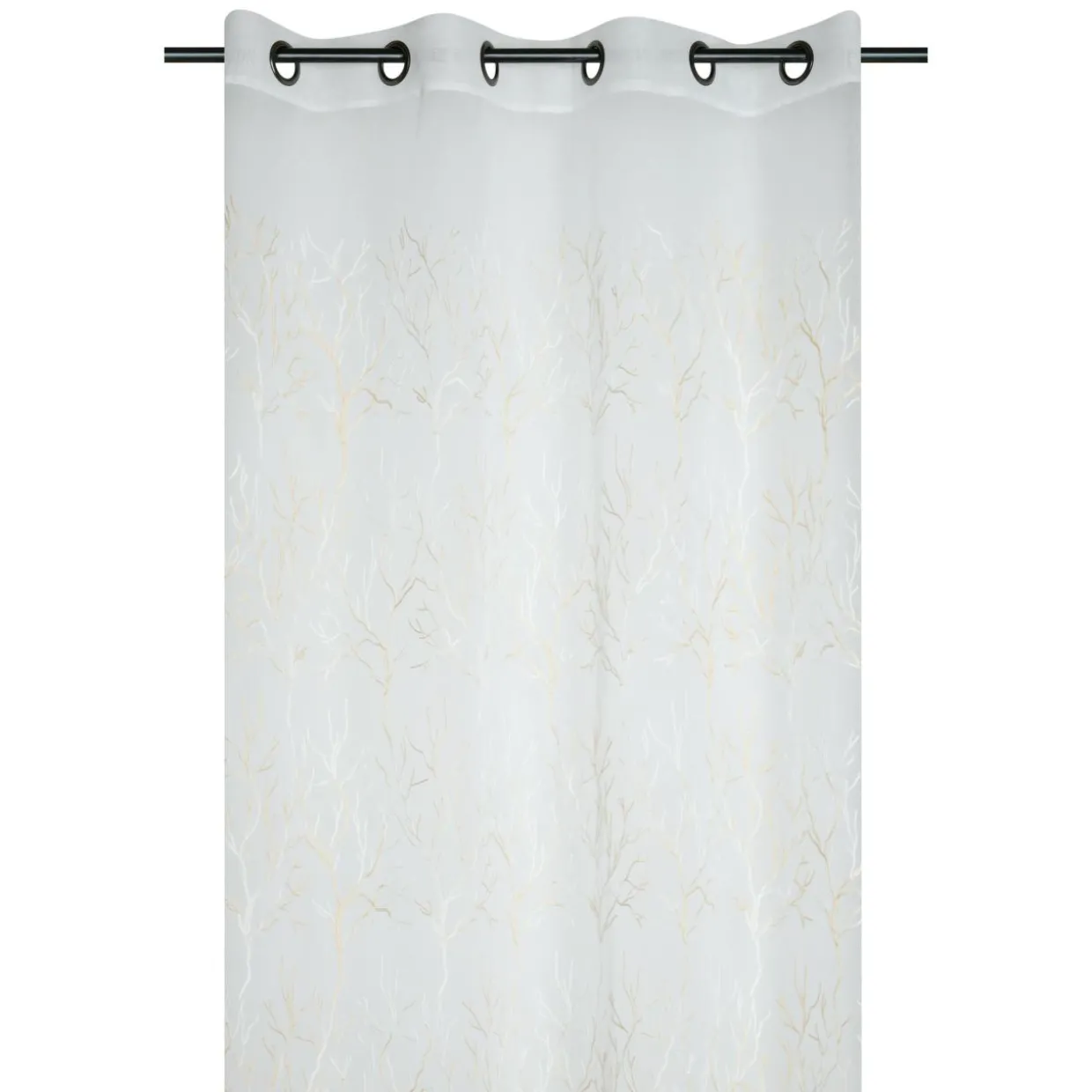 Voilage (140 x 260 cm) Corallys Ecru