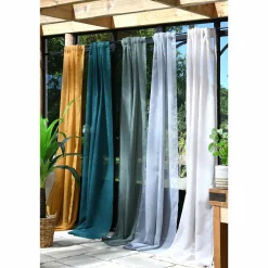 Voilage galon fronceur (140 x 260 cm) Derby Vert sapin