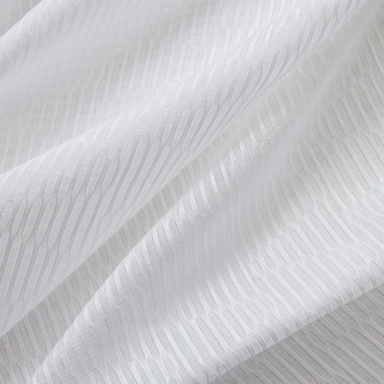 Voilage galon fronceur (140 x 240 cm) Maël Blanc