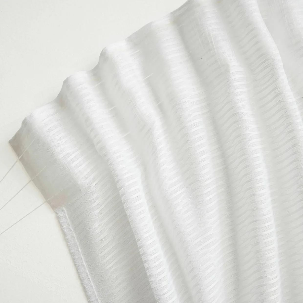 Voilage galon fronceur (140 x 240 cm) Maël Blanc